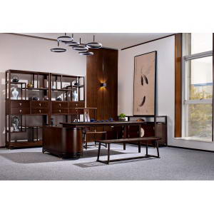 现代风格实木办公