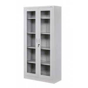 通体玻璃对开柜