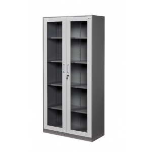 通体玻璃对开柜